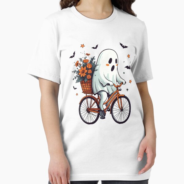 Artikel-Vorschau von Geist auf einem Fahrrad mit Blumen, designt und verkauft von raedattia.