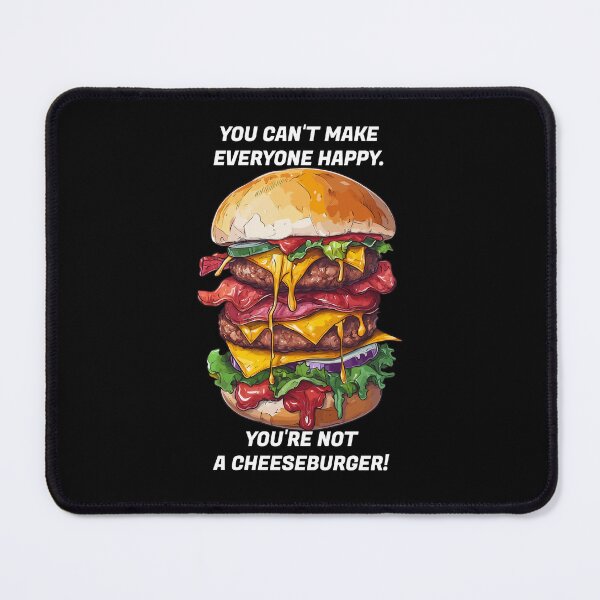 Item preview, Funny Cheeseburger BBQ Quote designed and sold by Basti09.