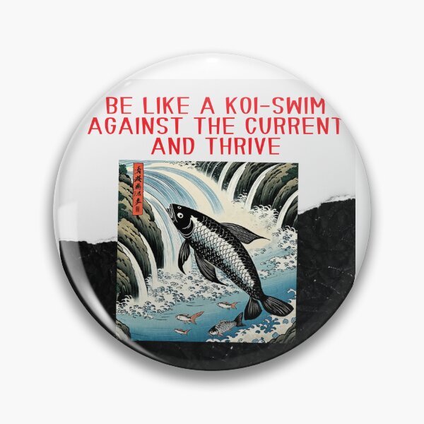 Item preview, The Persevering Koi designed and sold by ZenaDesign.