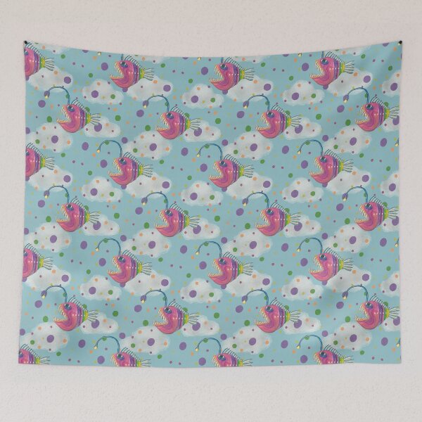 Item preview, surreal anglerfish designed and sold by NeonEye-Designs.