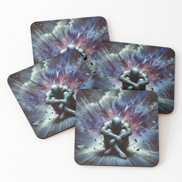 Item preview, Shattered Silence: An Explosion of Inner Turmoil designed and sold by ArtComixHaven.
