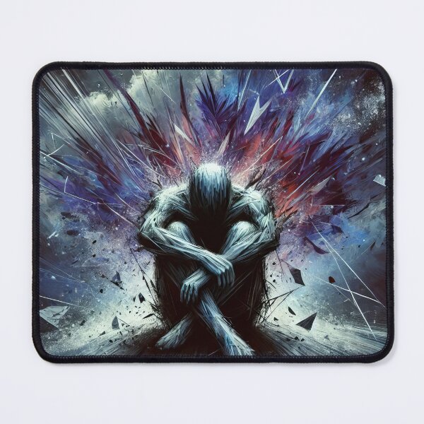 Item preview, Shattered Silence: An Explosion of Inner Turmoil designed and sold by ArtComixHaven.