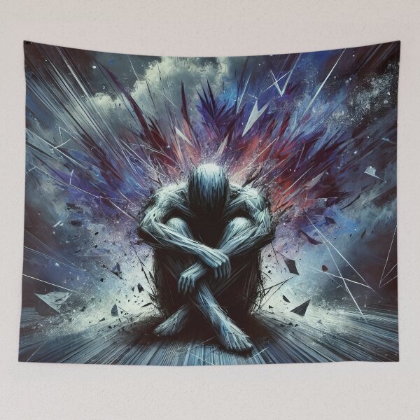 Item preview, Shattered Silence: An Explosion of Inner Turmoil designed and sold by ArtComixHaven.