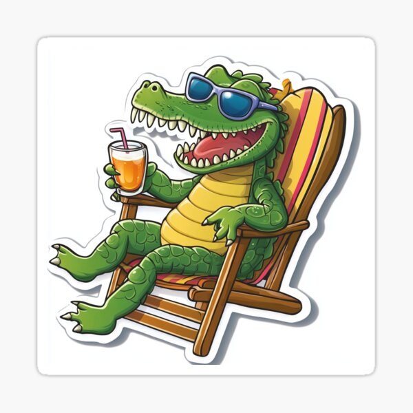 Artikel-Vorschau von Sunny Croco, designt und verkauft von Thetiltingbear.