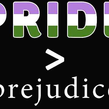 Artwork thumbnail, Pride & Prejudice gender queer Pride by AmateurAusten