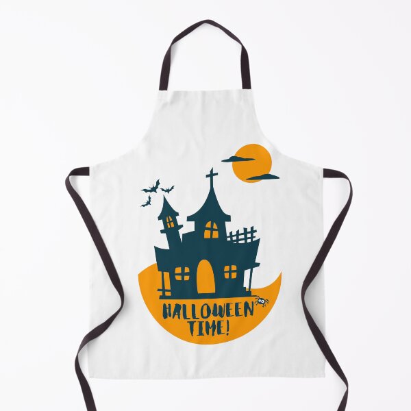 Item preview, Halloween Time!, Castle with full moon and bats designed and sold by Jirayut Srimuang.