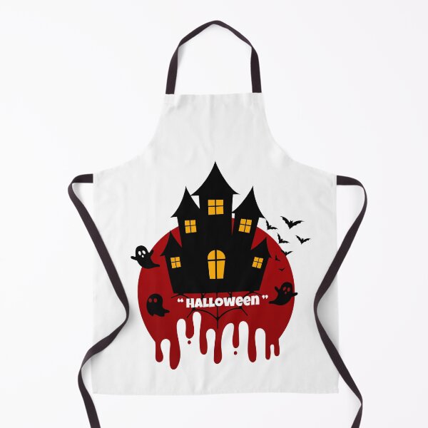 Item preview, Halloween, Castle with ghosts and bats designed and sold by Jirayut Srimuang.