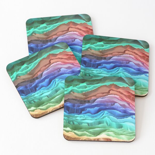Item preview, Abstract Print, Layers of Colour designed and sold by larissa-myrie.