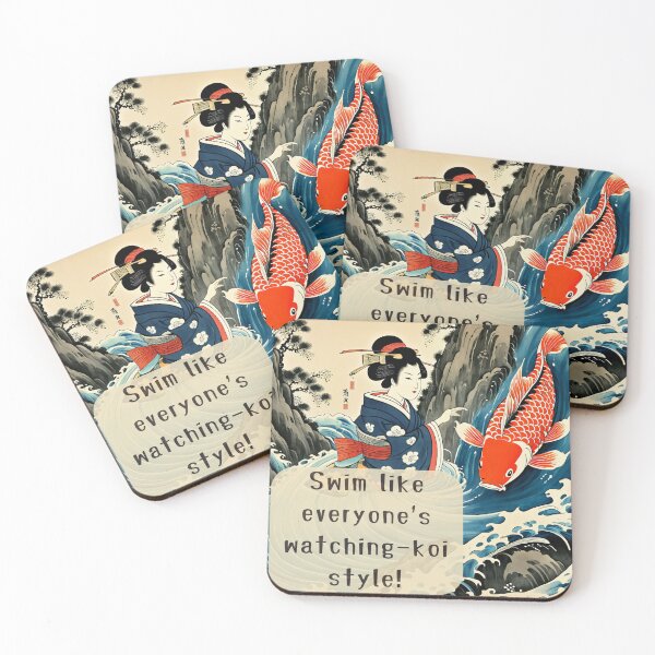 Item preview, Koi and Geisha Serenity designed and sold by ZenaDesign.