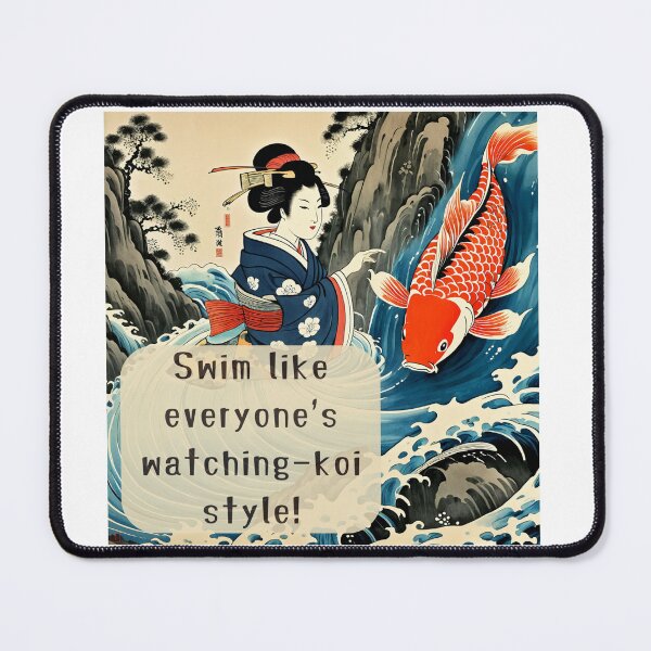 Item preview, Koi and Geisha Serenity designed and sold by ZenaDesign.