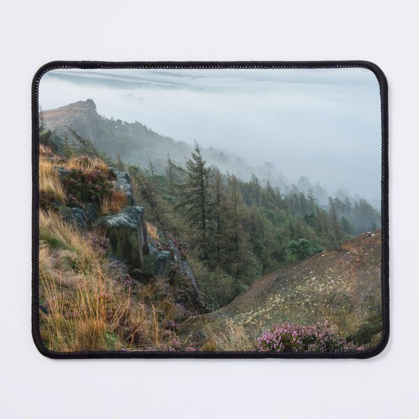 Item preview, Misty summer sunrise in the Staffordshire Peak District designed and sold by RobThorley.