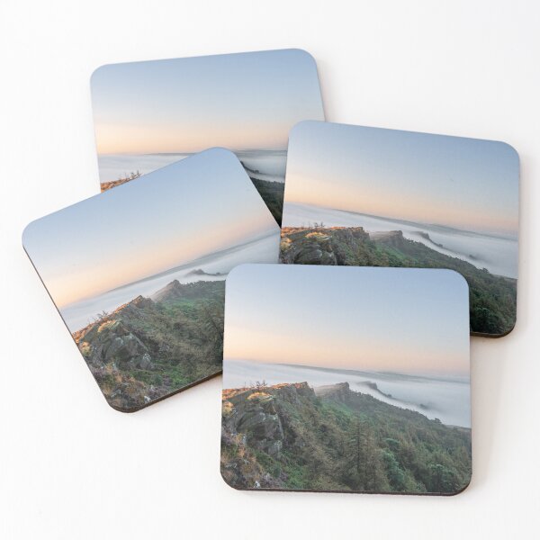 Item preview, Misty summer sunrise in the Staffordshire Peak District designed and sold by RobThorley.