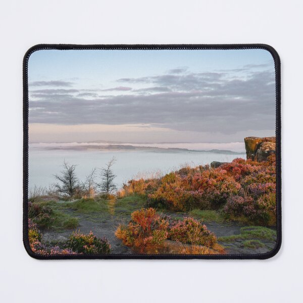 Item preview, Misty summer sunrise in the Staffordshire Peak District designed and sold by RobThorley.