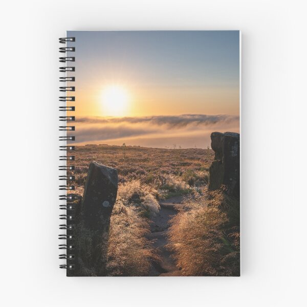 Item preview, Misty summer sunrise in the Staffordshire Peak District designed and sold by RobThorley.