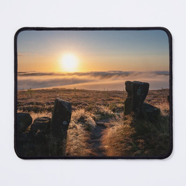 Item preview, Misty summer sunrise in the Staffordshire Peak District designed and sold by RobThorley.