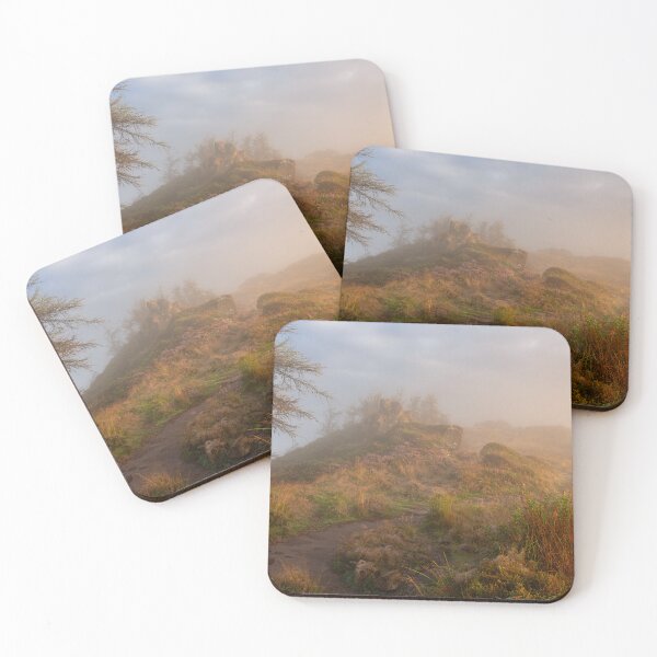 Item preview, Misty summer sunrise in the Staffordshire Peak District designed and sold by RobThorley.