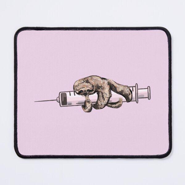 Item preview, Mini Sloth Holding a Needle - Warm Toned designed and sold by NurseLauraDraws.