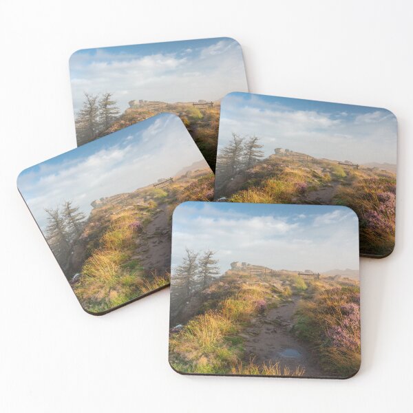 Item preview, Misty summer sunrise in the Staffordshire Peak District designed and sold by RobThorley.