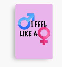 Man, I Feel Like A Woman Canvas Print