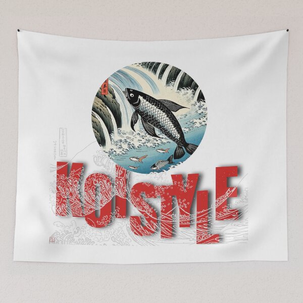 Item preview, Against the Tide - Koi style designed and sold by ZenaDesign.