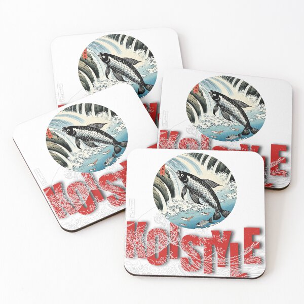 Item preview, Against the Tide - Koi style designed and sold by ZenaDesign.