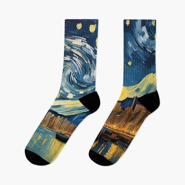 Item preview, starry new york skyline midnight in new york designed and sold by MamaHome.