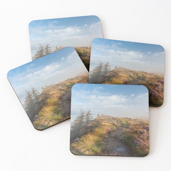 Item preview, Misty summer sunrise in the Staffordshire Peak District designed and sold by RobThorley.