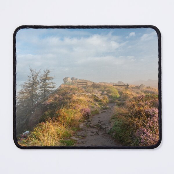 Item preview, Misty summer sunrise in the Staffordshire Peak District designed and sold by RobThorley.