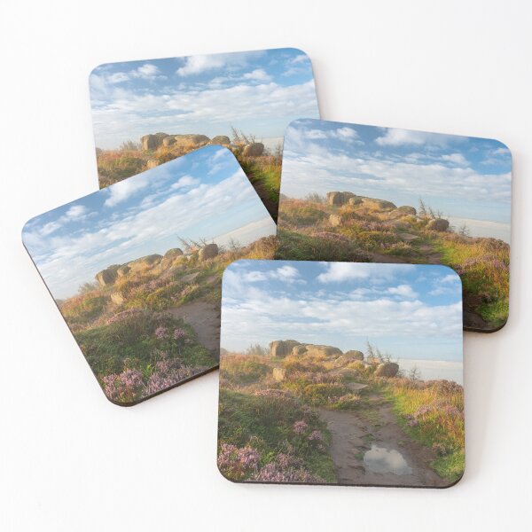 Item preview, Misty summer sunrise in the Staffordshire Peak District designed and sold by RobThorley.