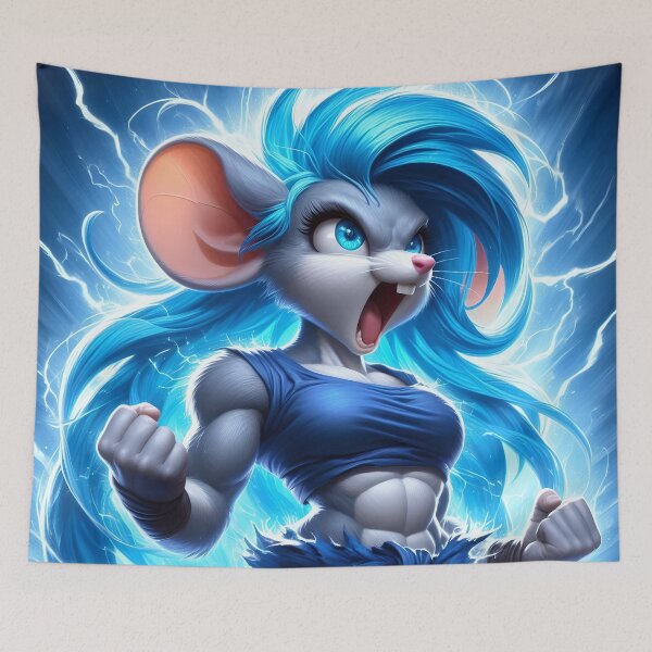 Item preview, Super Saiyan Mouse designed and sold by Nopasaran-Tsin.