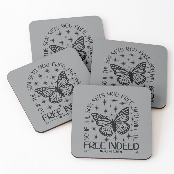 Item preview, If the Son Set You Free You Will Be Free Indeed - John 8 verse 36 designed and sold by simplydesignart.