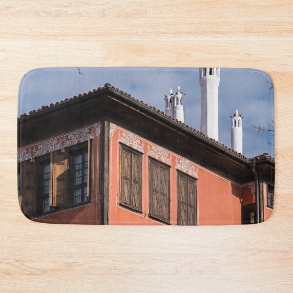 Item preview, Beautiful Revival Mansion Facade and Cool White Chimneys designed and sold by Georgia Mizuleva.