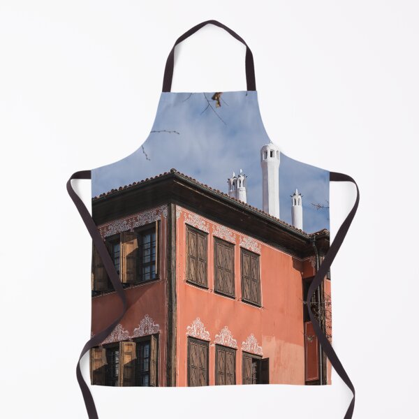 Item preview, Beautiful Revival Mansion Facade and Cool White Chimneys designed and sold by Georgia Mizuleva.