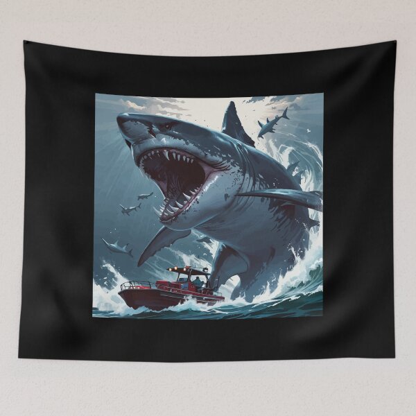 Item preview, Megalodon Shark designed and sold by Getup-clothing.