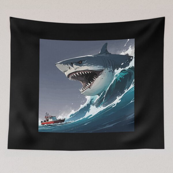 Item preview, Megalodon Shark designed and sold by Getup-clothing.