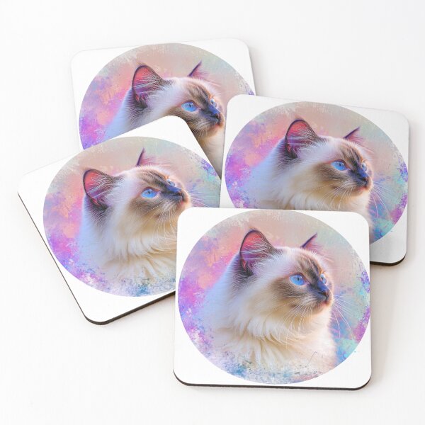 Item preview, Ragdoll cat // Ragdoll cat cute design // Ragdoll cat Cat mats, Ragdoll cat pet bandanas, Ragdoll cat cute Poster designed and sold by SMARTKIT  DESIGNAGENCY.