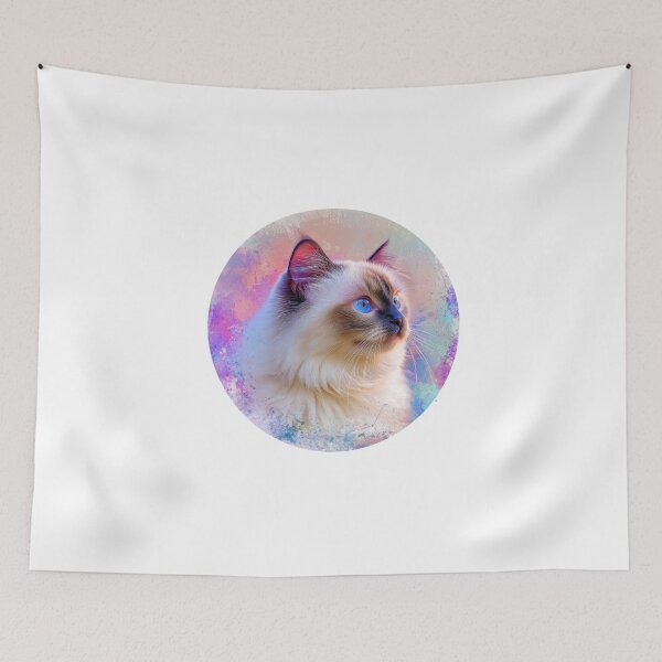 Item preview, Ragdoll cat // Ragdoll cat cute design // Ragdoll cat Cat mats, Ragdoll cat pet bandanas, Ragdoll cat cute Poster designed and sold by SMARTKIT  DESIGNAGENCY.