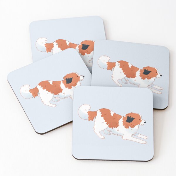 Item preview, Cute playful kooikerhondje dog illustration  designed and sold by Yaragold.