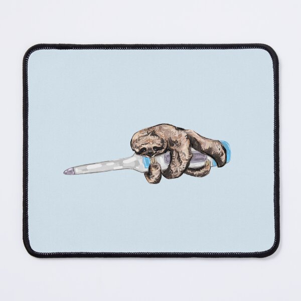 Item preview, Mini Sloth Holding a Thermometer designed and sold by NurseLauraDraws.