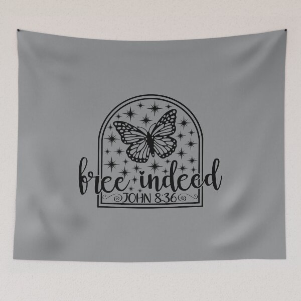 Item preview, Free Indeed - John 8 verse 36 designed and sold by simplydesignart.