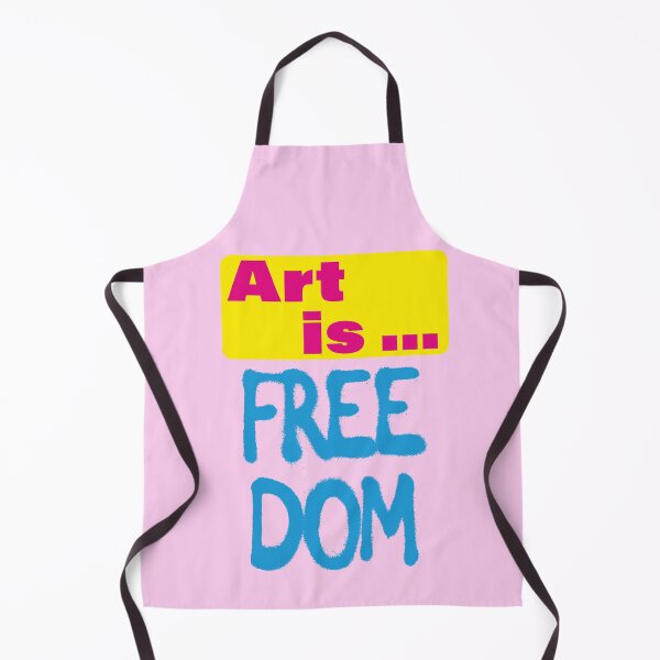 Item preview, art is freedom, quote designed and sold by Mauswohn.