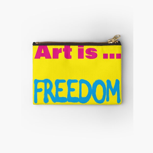 Item preview, art is freedom, quote designed and sold by Mauswohn.