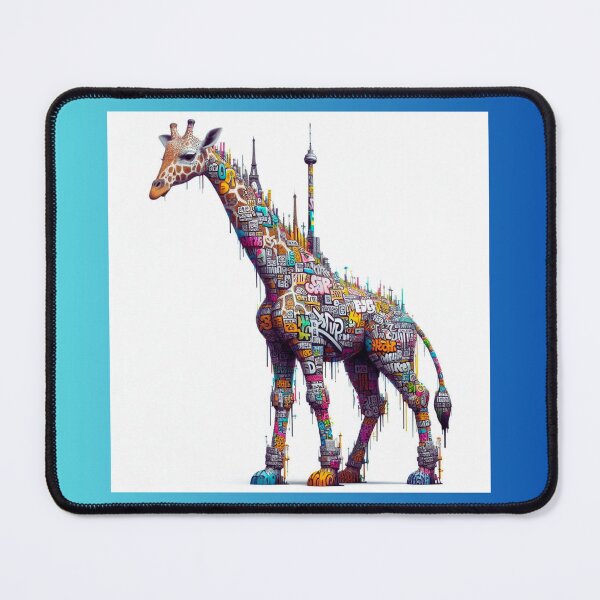 Item preview, Street Art Giraffe. designed and sold by MICKSPIKS.