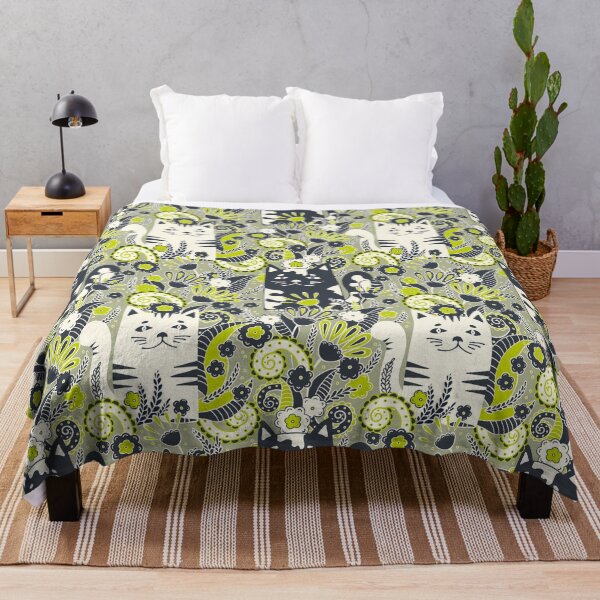 Item preview, Cats in the Spring Garden, Khaki version designed and sold by Alex  Blud.