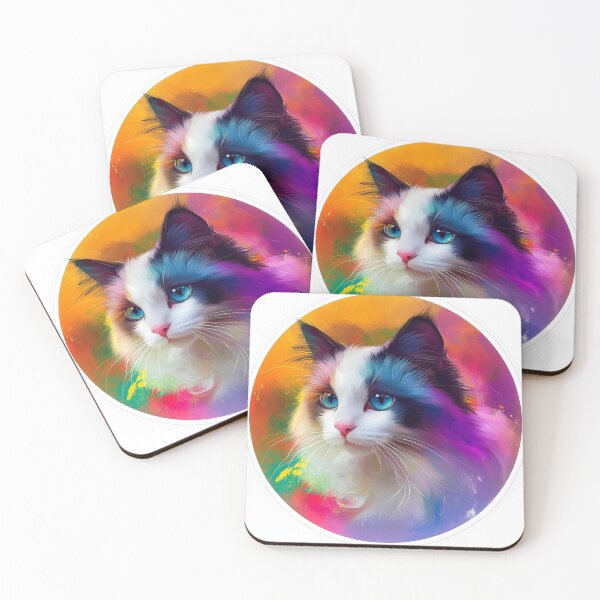 Item preview, Ragdoll cat // Ragdoll cat cute design // Ragdoll cat Cat mats, Ragdoll cat pet bandanas, Ragdoll cat cute Poster designed and sold by SMARTKIT  DESIGNAGENCY.