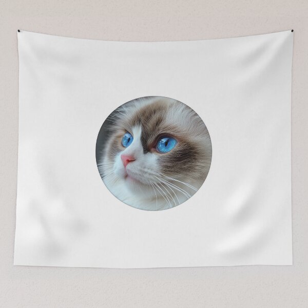 Item preview, Ragdoll cat // Ragdoll cat cute design // Ragdoll cat Cat mats, Ragdoll cat pet bandanas, Ragdoll cat cute Poster designed and sold by SMARTKIT  DESIGNAGENCY.