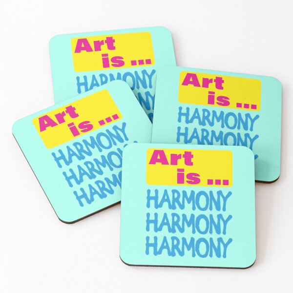Item preview, Art is harmony, quote designed and sold by Mauswohn.