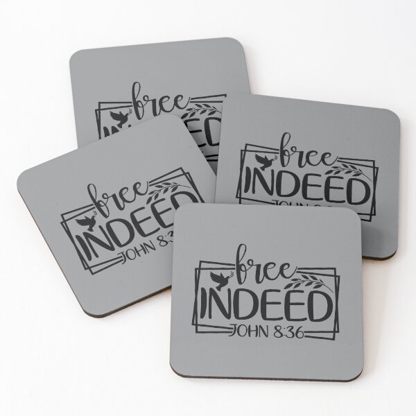 Item preview, Free Indeed - John 8 verse 36 designed and sold by simplydesignart.