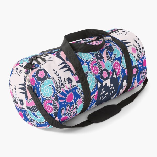 Item preview, Cats in the Spring Garden, Blue background designed and sold by Alex  Blud.