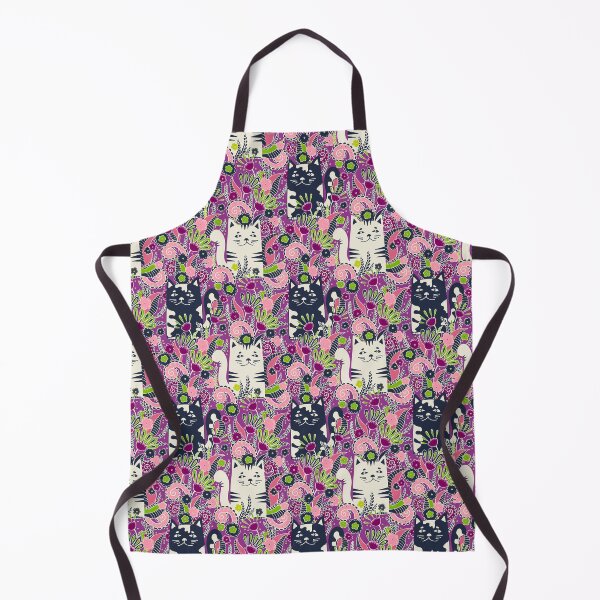 Item preview, Cats in the Spring Garden, Lilac background designed and sold by Alex Blud.